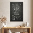 thumbnail image 2 of Elephant Stock Firefighter Helmet Bw Patent Wall Art - Vertical Canvas Wall Art - Home Office Wall Decor - Profession Canvas - Gray And Black Decor - 26" x 39", 2 of 8