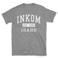 thumbnail image 1 of Inkom Idaho Classic Established Men's Cotton T-Shirt, 1 of 1