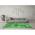thumbnail image 3 of Ahgly Company Indoor Rectangle Oriental Emerald Green Industrial Area Rugs, 4' x 6', 3 of 4
