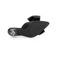 thumbnail image 5 of BLISSFUL STEP Women's Bow Pointed Toe Clear Stiletto Heel Slides Mules Black 10, 5 of 8
