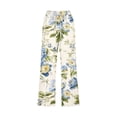 thumbnail image 5 of Pantalones de Mujer Casual Cintura Elástica con Impresión de Pascua, Sueltos Pantalones de Pierna Ancha Recta para Toda la Temporada, 5 of 5
