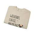 thumbnail image 3 of Weekends, Coffee, and My Pug Sweatshirt Image of Pug, 3 of 4