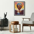 thumbnail image 4 of Stained Glass Hot Air Balloon DIY 5D Diamond Art Paint with Full Drill Round Diamond Gems Painting by Number Kits for Adults Art Craft Home Wall Decoration 11.8x15.8inch(2), 4 of 8