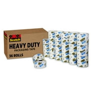 Scotch Heavy Duty Packaging Tape, Clear 1.88" x 54.60 Yds, 36 Rolls