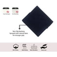 thumbnail image 4 of Home Weavers Luxury Collection 100% Cotton Reversible Bathroom Rug Set Machine Washable Bath Rug-21"x34", Bathroom Rug- 24"x40", Navy Color 2 Piece Bath Rug set, 4 of 5