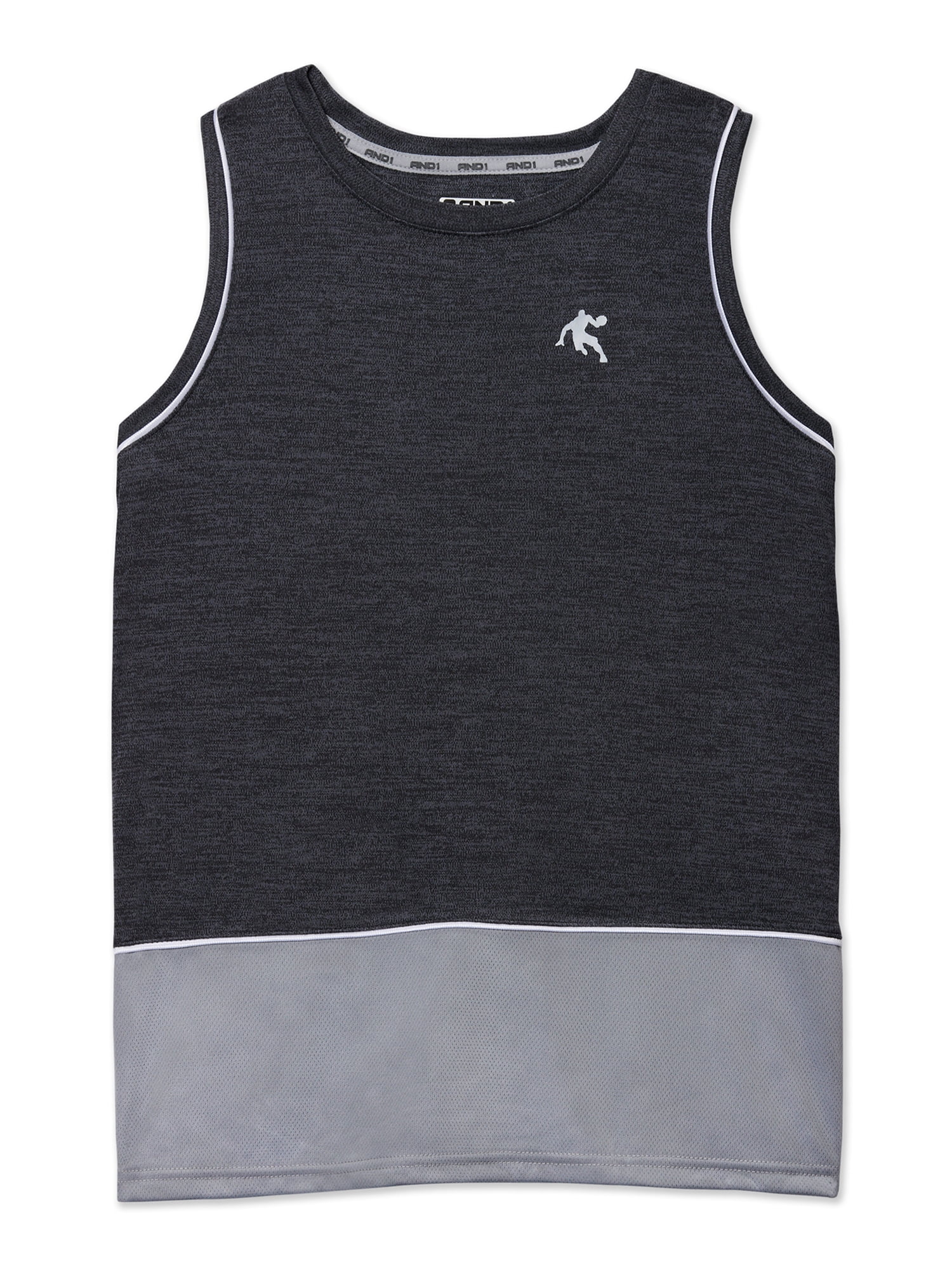 AND1 Boys Basketball Tank Top 2-Pack, Sizes 4-18