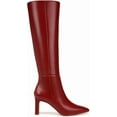 thumbnail image 2 of Sam Edelman Women's Sylvia Cabernet Red Wide Calf Knee High Boot 8M, 2 of 5