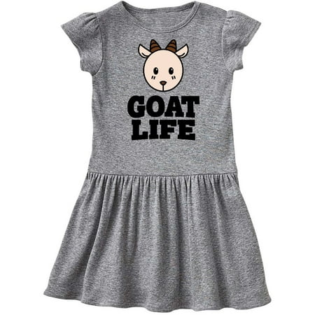

Inktastic Goat Life Gift Toddler Girl Dress