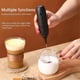 thumbnail image 2 of Handheld Coffee Mixer Frother, Automatic Milk Beverage Egg Beater, Milk Frothers for coffee, latte, cappuccino, milkshake, matcha, hot chocolate, 2 of 5