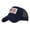 Navy, variant on American Flag Trucker Hat Cap Mesh Back with Adjustable Snapback Strap 4th of July Usa Trucker Cap 4th of July Accessories Gray One Size