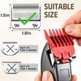 thumbnail image 3 of 10 Pack Color‑Coded Hair Clipper Guide Combs for Side Snap‑On Hair Clippers (1/16" to 1"), 3 of 7