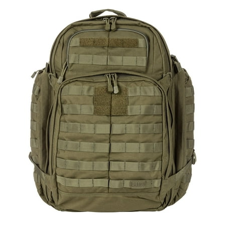 5.11 Work Gear RUSH72 Backpack, Molle Bag Rucksack Pack, 55 Liter, Tac Od, 1 SZ, Style 58602