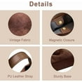 thumbnail image 5 of LULU Vintage Suede Shoulder Tote Bag for Women,Extra Large Tote Bag,Suede Casual Shoulder Bags for Women,Convenient foldable Tote Bag,Womens Shoulder Bags for Daily Outing,Commuting.（Brown）, 5 of 8