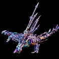 thumbnail image 5 of 3D Metal Puzzle Intelligential Dragon DIY Steampunk Assembly Model Kit, 1390+PCS Dragon with Colorful Spine Lights, Creative Collectible Ornament Gift for Adults & Teens, 5 of 9