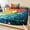 Teal, Crimson, Sunshine Yellow, Coral, variant on Twin Sze Fitted Sheet Set - Bright Petals 2 Piece Bedding Sets 16" Deep Pocket Fitted Sheet with 1 Pillowcase, Abstract Rainbow Bold Colorsoil Painting Brushed Microfiber Hotel Luxury Bed Sheets