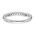 thumbnail image 5 of 14K White Gold Ring Band Wedding Diamond, Lab Grown Round, Size 9, 5 of 7