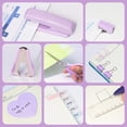 thumbnail image 5 of Set de Útiles de Oficina Morado 11 Piezas Kit de Papelería Lavanda, 5 of 5