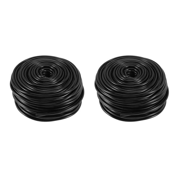 2X 50M Riego Tubería Tubería Tubería 4 / 7mm Manguera Sistema de Riego por Goteo para Jardín