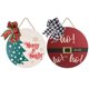 thumbnail image 1 of Letrero navideño de madera para puerta delantera, decoración colgante para puerta delantera, vacaciones de Navidad, Año Nuevo, porche de casa, 1 of 5