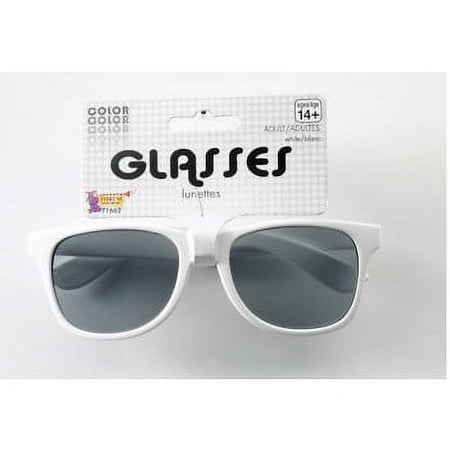 BLUES GLASSES-WHITE 12 PACK