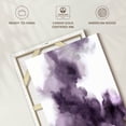 thumbnail image 6 of Elephant Stock Derive In Amethyst I Wall Art - Vertical Canvas Wall Art - Living Room Wall Decor - Abstract Canvas - White And Purple Decor By Daniela Hudson - 26" x 39", 6 of 8