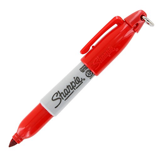 Sharpie Mini Permanent Markers, Fine Point, Red, Pack of 12 Walmart
