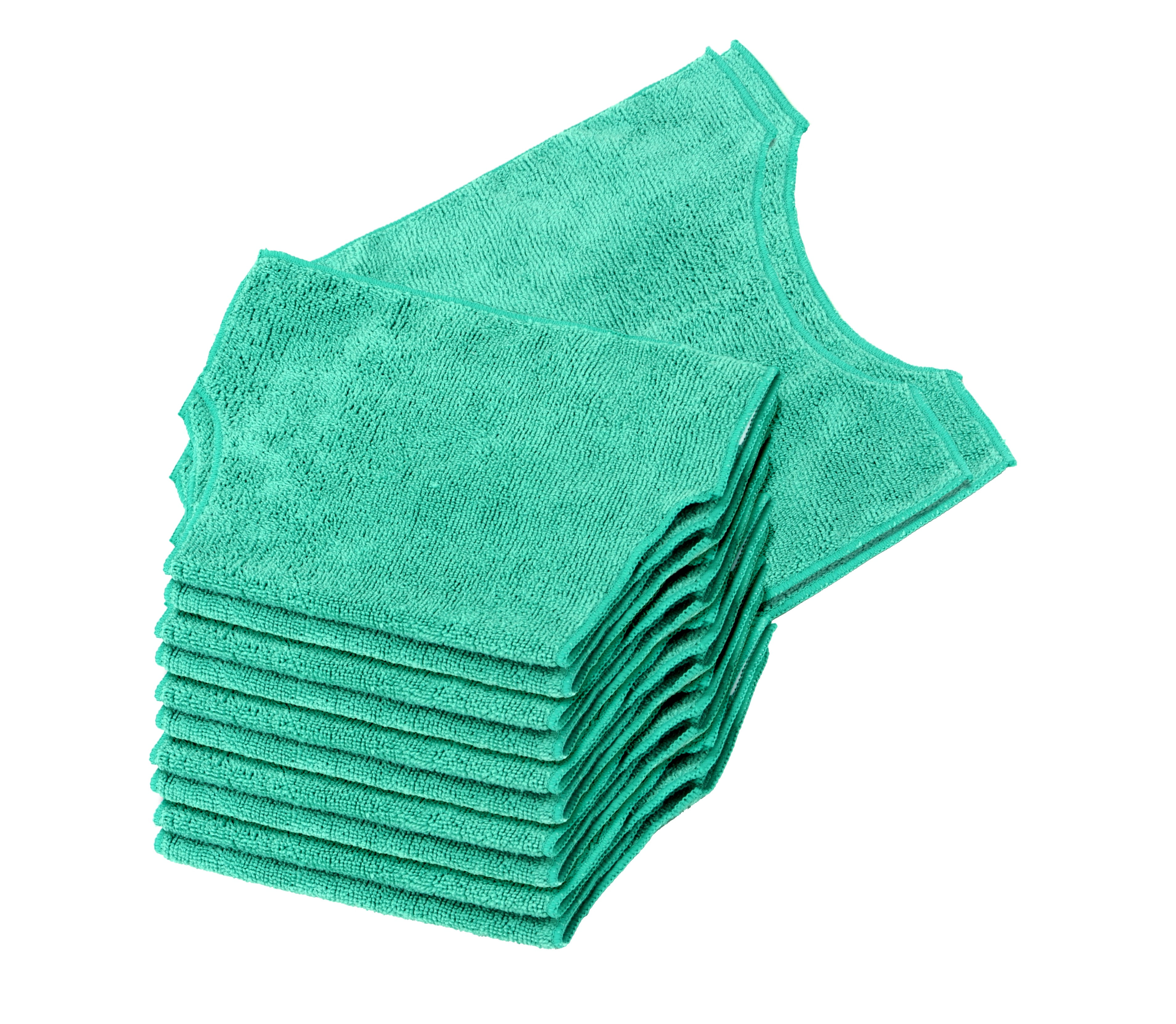 Real Clean Microfiber Refills Compatible with Swiffer and Clorox ReadyMop (Pack of 12) Reusable