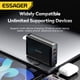 thumbnail image 5 of Adaptador de corriente de carga Essager US/EU/UK para iPhone Samsung Xiaomi MacBook JShteea Nuevo, 5 of 9