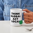thumbnail image 4 of CafePress - Think Global - 15 oz Ceramic Large White Novelty Mug, 4 of 6