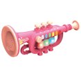 thumbnail image 1 of HEVIRGO Trumpet Toy with Lights Clear Sound Real Playable Adjustable Volume Smooth Hand-eye Coordination ABS Educational Kids Musical Instruments Toy Children Gift, 1 of 10