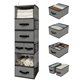 thumbnail image 1 of Organizador de armario colgante GRANNY SAYS con 6 estantes y 5 cajones, color gris, 1 of 7