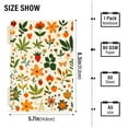 thumbnail image 2 of FORMRS 1-Subject Spiral Notebook 8" x 5" College Ruled 60 Refillable Sheet A5 Hard Cover, 2 Pack, Leaves Pattern, 2 of 7