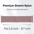 thumbnail image 3 of Pulseras de reloj Butifacion Stretchy Solo Loop Apple, paquete de 10, 3 of 6