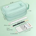 thumbnail image 6 of Original High Capacity Pencil Case, Big Pencil Bag Pouch Box Organizer Pen Case,, 6 of 13