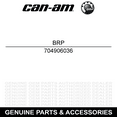 thumbnail image 3 of BRP 704906036 OEM 850 Lefthand Engine Decal Can-Am 2017-2018 Outlander Renegade MAX, 3 of 5