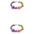 thumbnail image 1 of Sonducket Diadema de hojas de flores ajustable, accesorios nupciales elegantes para el cabello para mujer, hecha a mano, guirnalda exquisita tipo Tipo 7 2Conjunto, 1 of 6