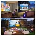 thumbnail image 4 of 16:9 Metal Anti Light Curtain 100 120 133 150 Inches Home Outdoor Office Portable 3D HD Projection Screen ,Anti-Crease, 4 of 6