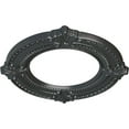 thumbnail image 3 of Ekena Millwork 11 1/8"OD x 6 1/8"ID x 5/8"P Benson Ceiling Medallion (Fits Canopies up to 6 1/8"), Hand-Painted Pewter, 3 of 7