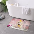 thumbnail image 7 of Non Slip Door Mat, Dog Sitting In Bathtub With Duck On Head Fast Drying Bath Tub Mats, Absorbent Bathroom Rugs Entrance Welcome Mat, Bath MatS for Tub, Floor, Home, Kitchen, Hotel,16x24in, 7 of 7