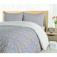 thumbnail image 5 of Ambesonne Colorful Duvet Cover Sets, Abstract Colorful Stars, 2-Queen, Purpleblue and Multicolor, 5 of 7