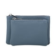 thumbnail image 2 of Danhjin A Purses New Unisex Color Double Layer Detachable Coin Purse Card Key Organizer Bag Storage Bags, 2 of 4