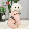thumbnail image 3 of PSM Pet Raincoat for Dogs and Cats - Waterproof, Breathable with Reflective Strips, Four-Legged Design, Size S (Pink) - Wholesale Available, Universal Fit for Multiple Pets, Comfortable & Safe for, 3 of 6
