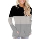 thumbnail image 1 of Gibobby Sudaderas para mujer oferta Sudadera de Cuello Redondo Sudadera de algodón para Mujer Sudadera Ligera(Negro,CH), 1 of 4