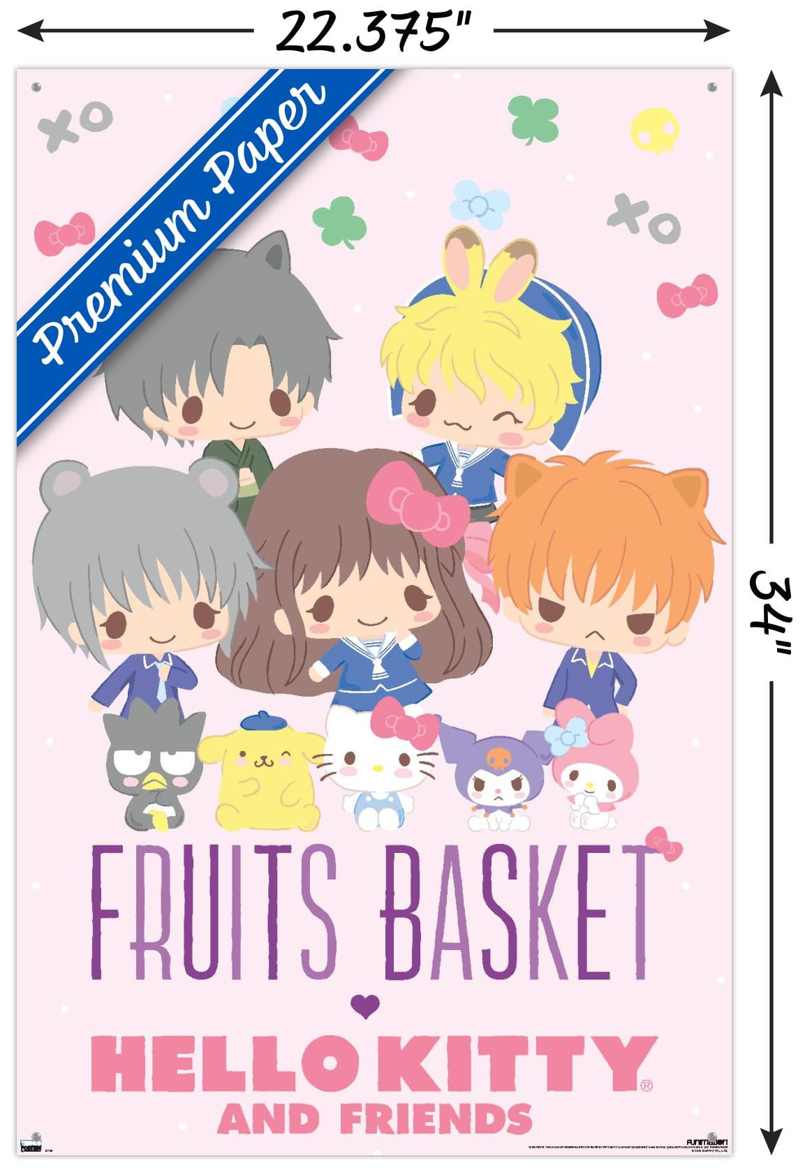 Fruits Basket 2019 Group #1 Sticker Set