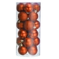 thumbnail image 1 of 24Pcs Unique Bargains 1.5' Bolas de Navidad Adornos Naranja, 1 of 7