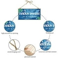 thumbnail image 3 of Ocean Lovers Decorative Wood Sign Home Decor Wood Sign Plaque Hanging Wall Art Wood Board Door Sign Relax Enjoy for Yard Office Home Kitchen Front Door Patio Decoration, 3 of 7