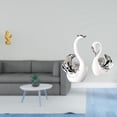 thumbnail image 2 of Figura de cisne con forma de pollo, decoración Feng Shui para el hogar, escultura para cumpleaños, aniversarios, inauguración de casa, centro de mesa, 2 of 8