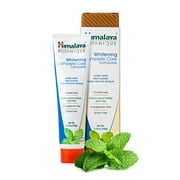 Himalaya Botanique Complete Care Whitening Peppermint Toothpaste,Fluoride-Free, SLS -Free,Carrageenan-Free and Gluten-Free 5.29 oz