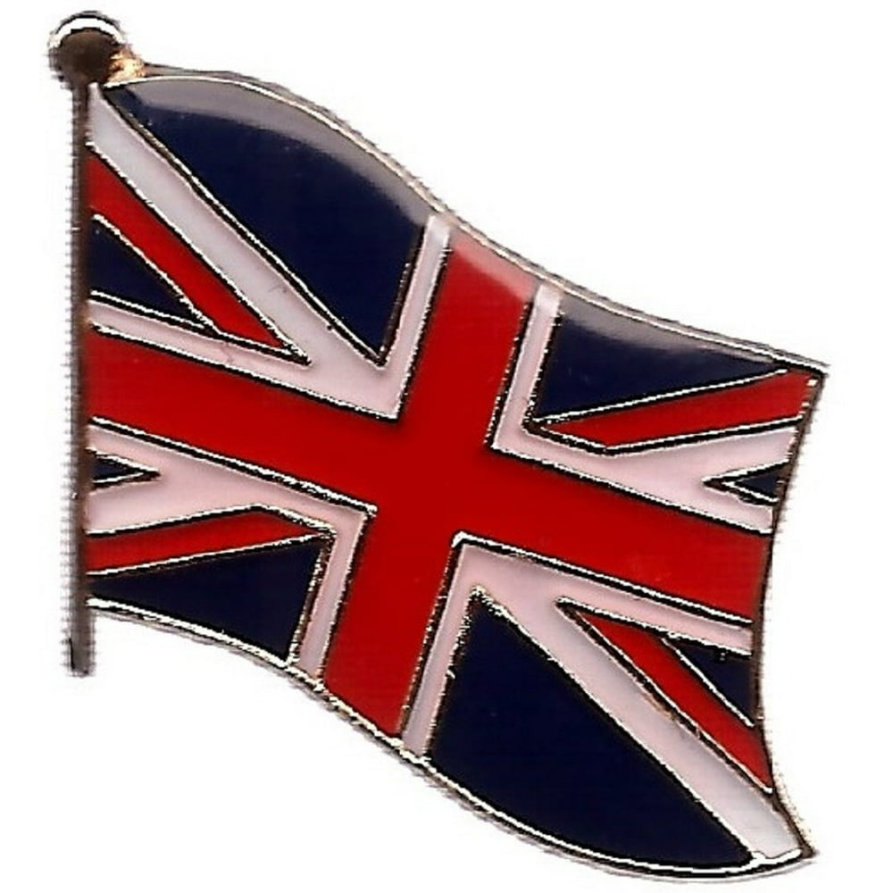 PACK of 3 United Kingdom Single Flag Lapel Pins, British Pin Badge ...