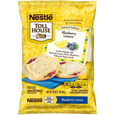 NESTLE TOLL HOUSE Blueberry Lemon Cookie Dough 16 oz. Pack